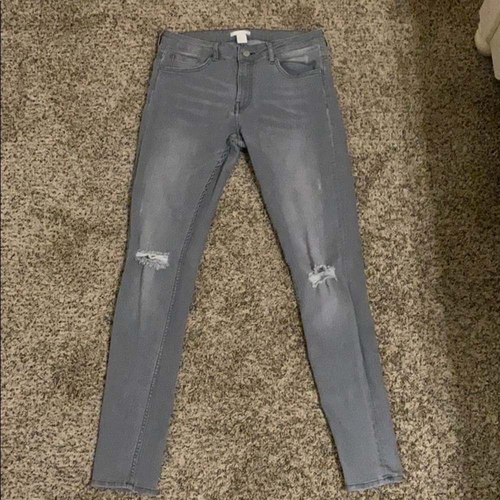 Grey H&M skinny jeans